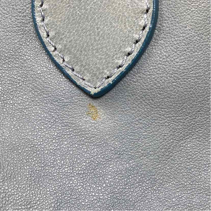 Pre-Owned MCM Turquoise Leather Designer Handbag
