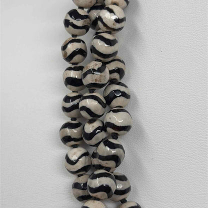 Pre-Owned Simon Sebbag Designs Black/White Ceramic Necklace