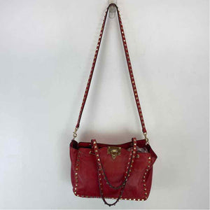 Pre-Owned Valentino Red Leather Designer Handbag