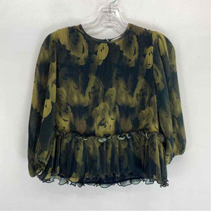 Pre-Owned Size XS/S Ganni Black W/ Green Top