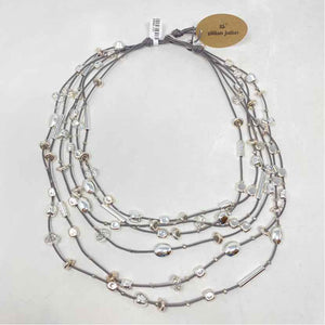 Pre-Owned Gillian Julius Silver Chains Necklace