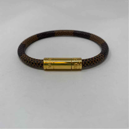 Pre-Owned Louis Vuitton Damier Eben Canvas Designer Jewelry