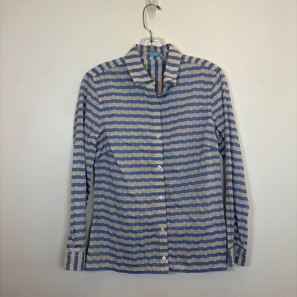 Pre-Owned Size S J McLaughlin Grey/Blue Top