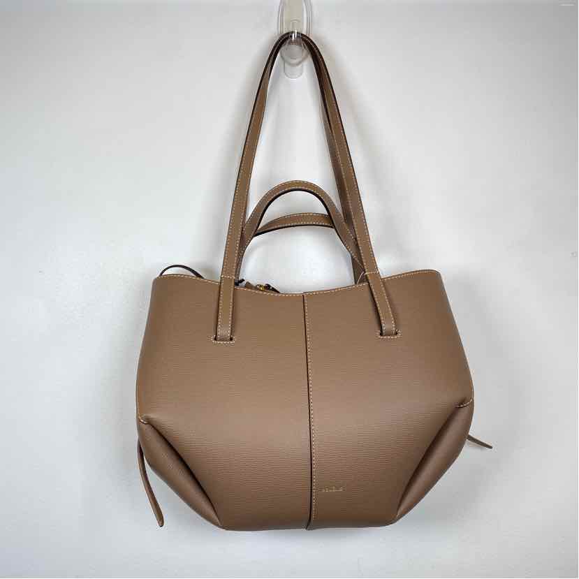 Pre-Owned Polene Tan Leather Designer Handbag