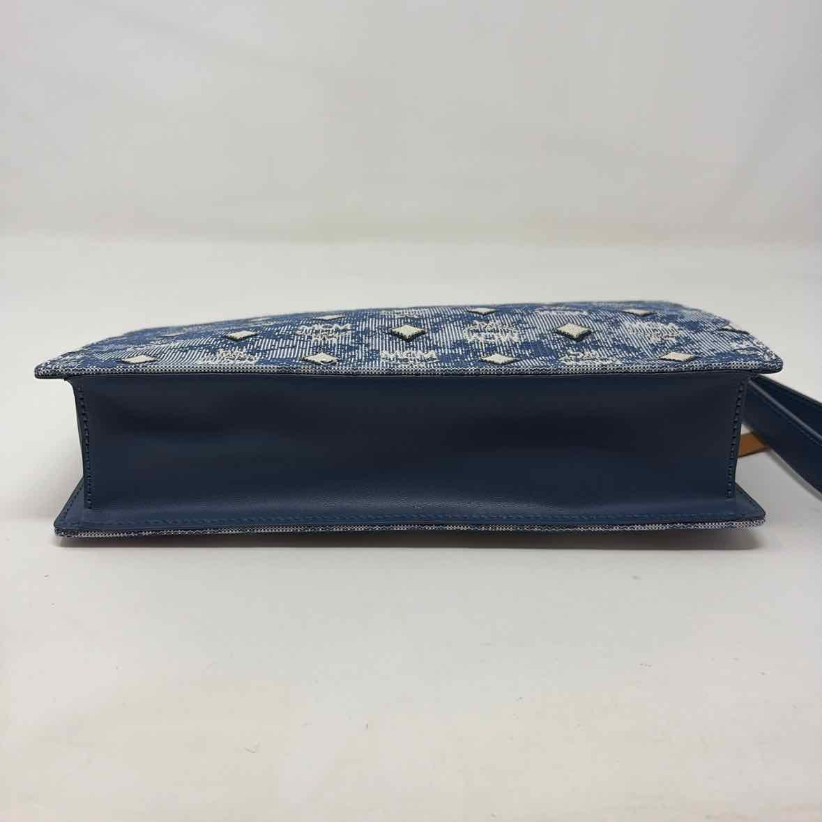 Pre-Owned MCM Denim Canvas Designer Handbag