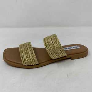 Pre-Owned Shoe Size 8 Steve Madden Gold Sandals