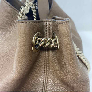 Pre-Owned Gucci Brown Leather Designer Handbag