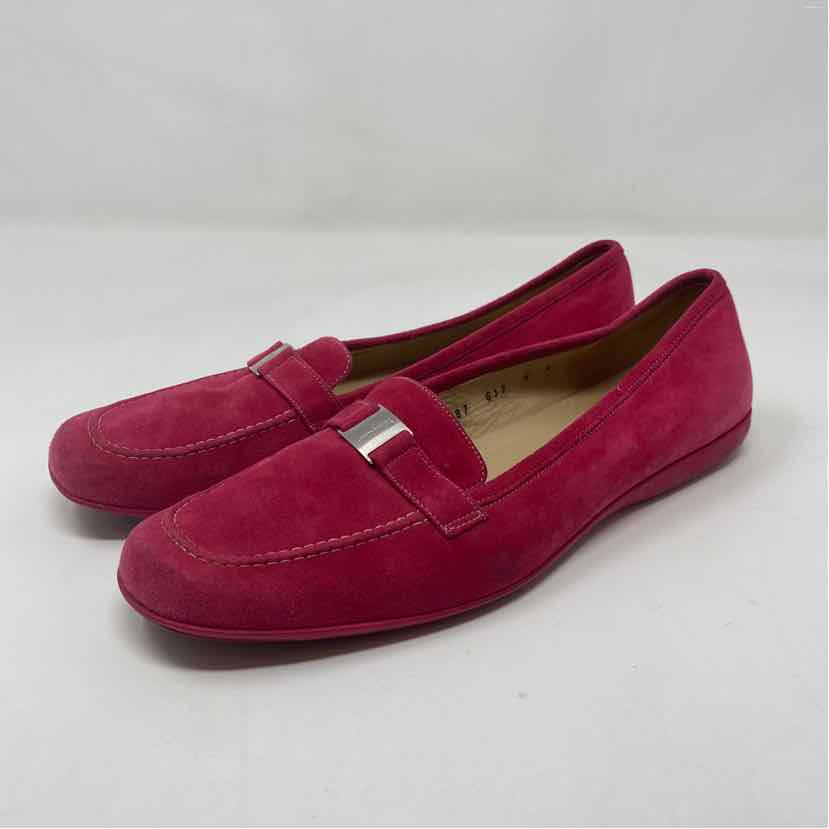 Pre-Owned Shoe Size 9 Salvatore Ferragamo Hot Pink Loafer