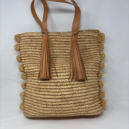Pre-Owned Loeffler Randall Tan Woven Handbag