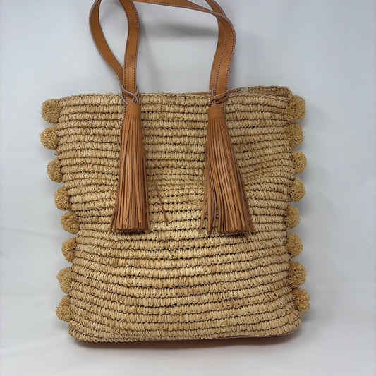 Pre-Owned Loeffler Randall Tan Woven Handbag