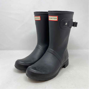 Pre-Owned Shoe Size 7 Hunter Black Rainboots