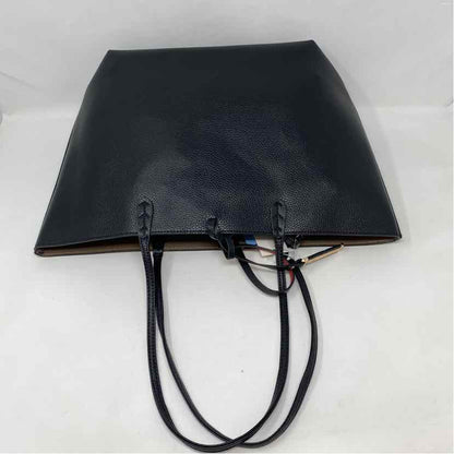 Boutique Black/Taupe faux leather Handbag