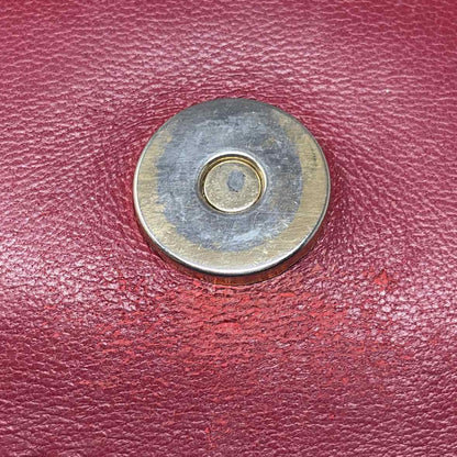 Pre-Owned Valentino Red Leather Designer Handbag