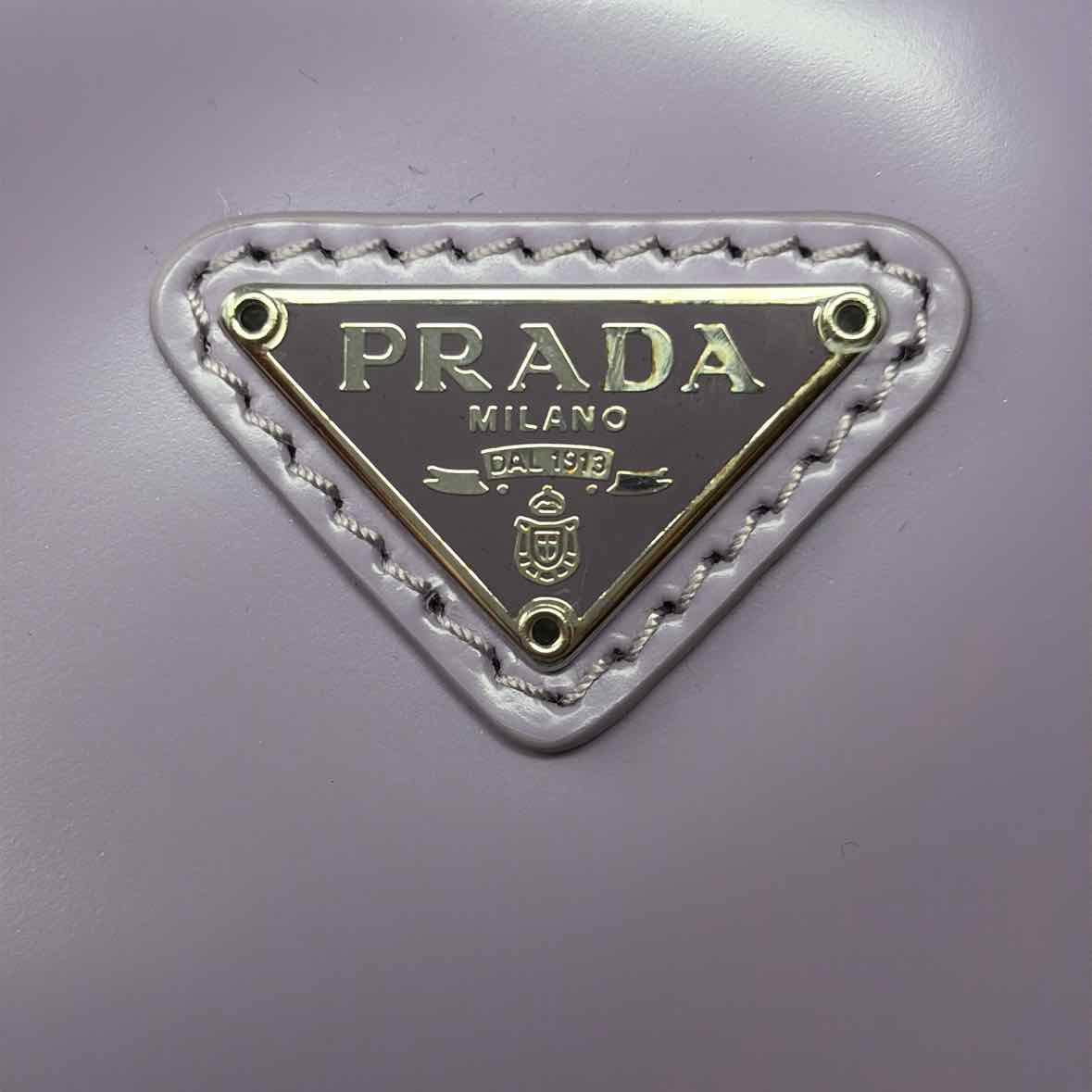 Pre-Owned Prada Purple Sequined Designer Handbag