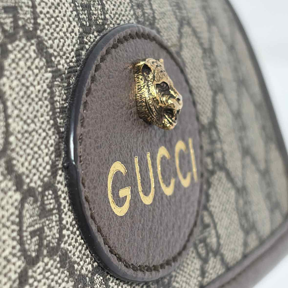 Pre-Owned Gucci Monogram Canvas Designer Handbag