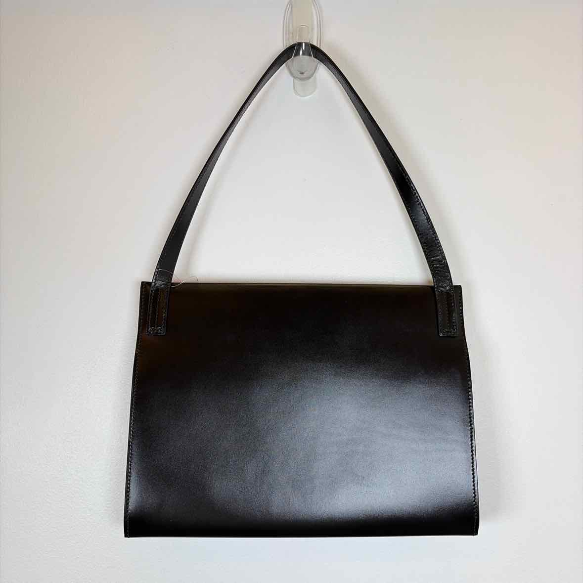 Pre-Owned Jill Sander Black Leather Handbag