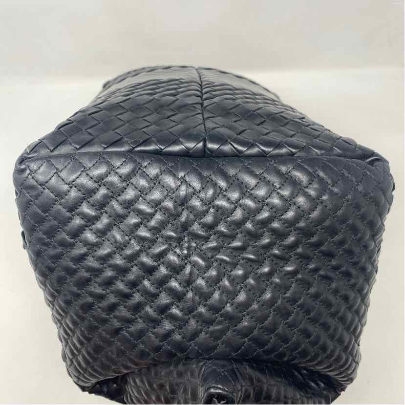 Pre-Owned Bottega Veneta Black Leather Designer Handbag