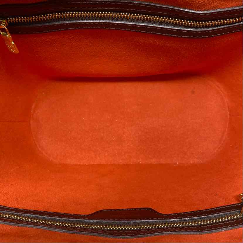 Pre-Owned Louis Vuitton Damier Eben Canvas Designer Handbag