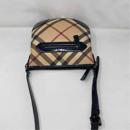 Pre-Owned Burberry Plaid Canvas Designer Handbag
