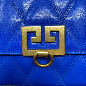 Pre-Owned Givenchy Blue Leather Designer Handbag