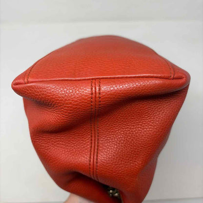 Pre-Owned Gucci Orange Leather Designer Handbag