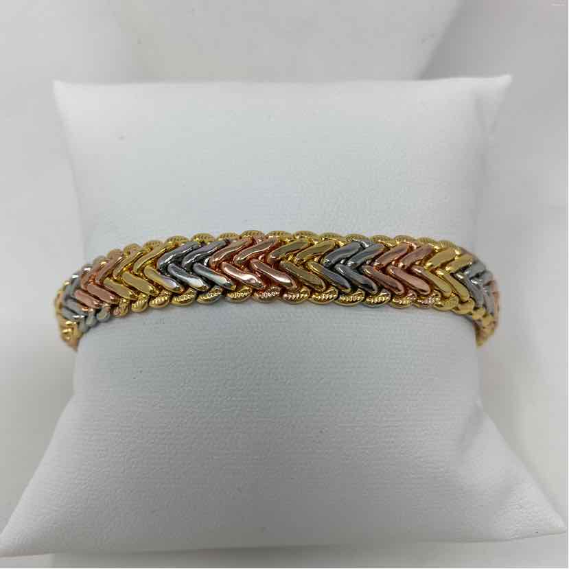 Tri Metal Metal Bracelet