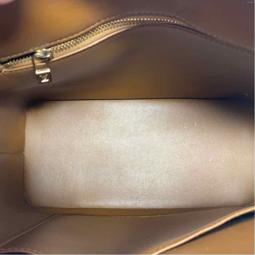 Pre-Owned Louis Vuitton Bronze Patent Designer Handbag