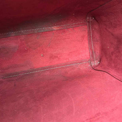 Pre-Owned Staud Burgundy Leather Handbag