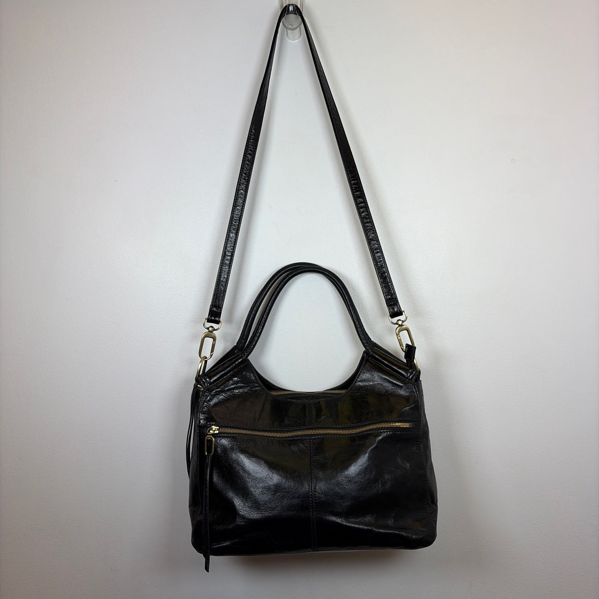 Pre-Owned HOBO Black Leather Handbag