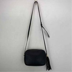 Pre-Owned Gucci Black Leather Designer Handbag