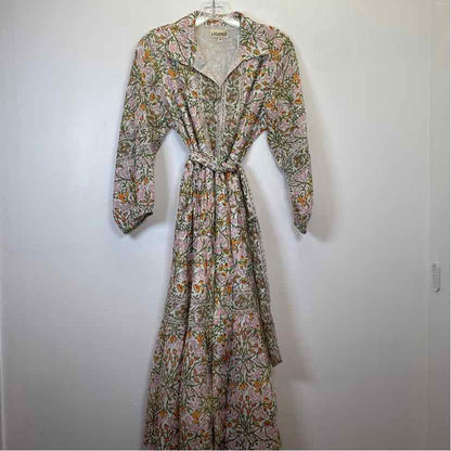 Pre-Owned Size M Lagamos pink floral Casual Dress