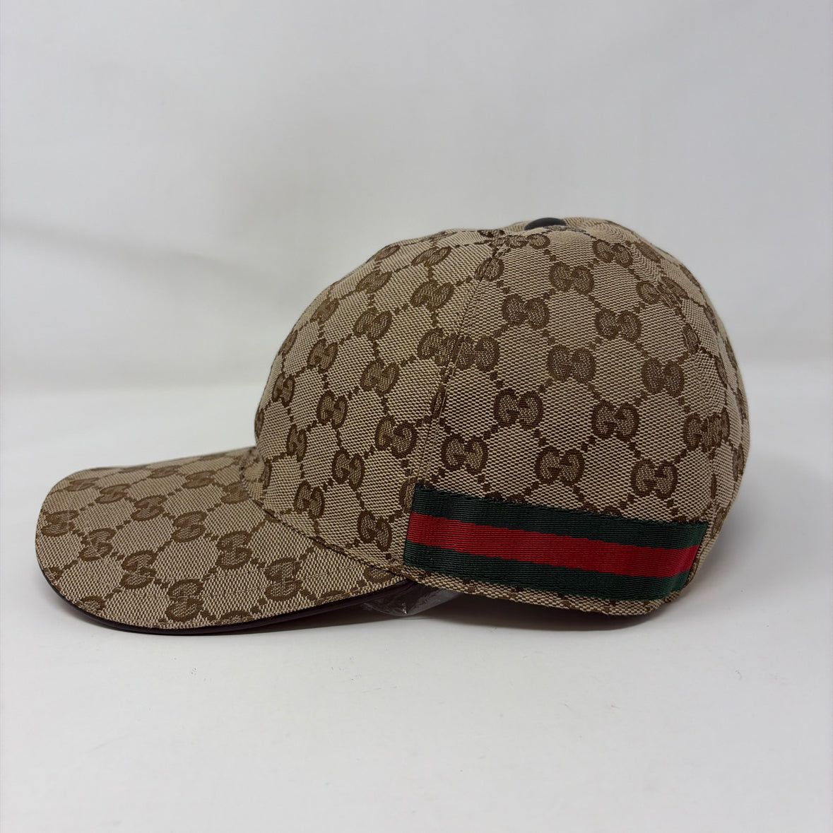 Pre-Owned Gucci Monogram Fabric Designer Hats
