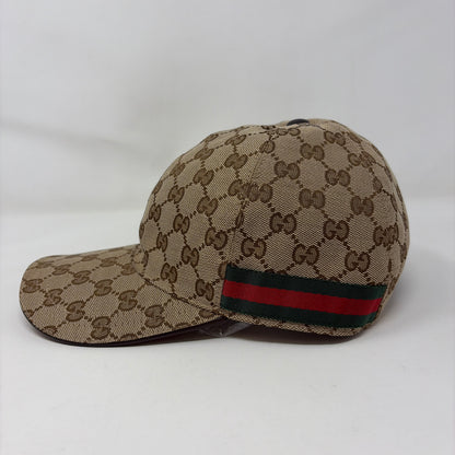 Pre-Owned Gucci Monogram Fabric Designer Hats