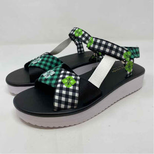 Pre-Owned Shoe Size 8.5 Kate Spade Green Multi Sandals