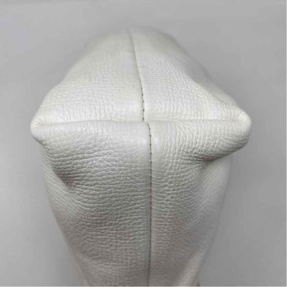 Pre-Owned Burberry White Leather Designer Handbag