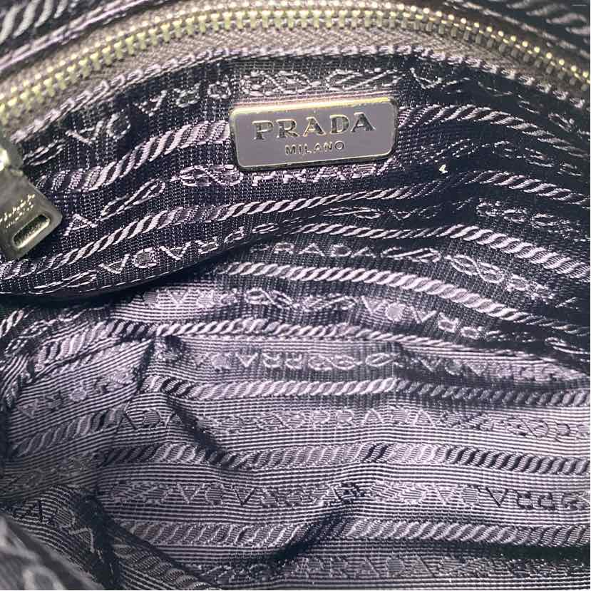 Pre-Owned Prada Purple Nylon Designer Handbag