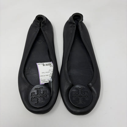 Pre-Owned Shoe Size 9.5 Tory Burch Black Flats