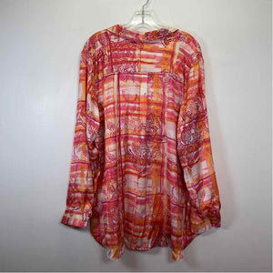 Pre-Owned Size XL Susan Graver Pink Multi Top