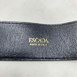 Pre-Owned Escada Grey Leather Belt