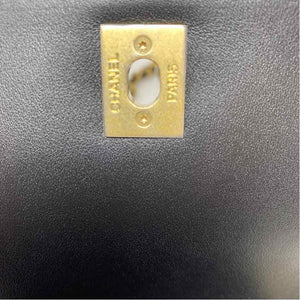 Pre-Owned Chanel Black Leather Designer Handbag