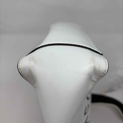 Pre-Owned Stella McCartney White/ Black Leather Designer Handbag