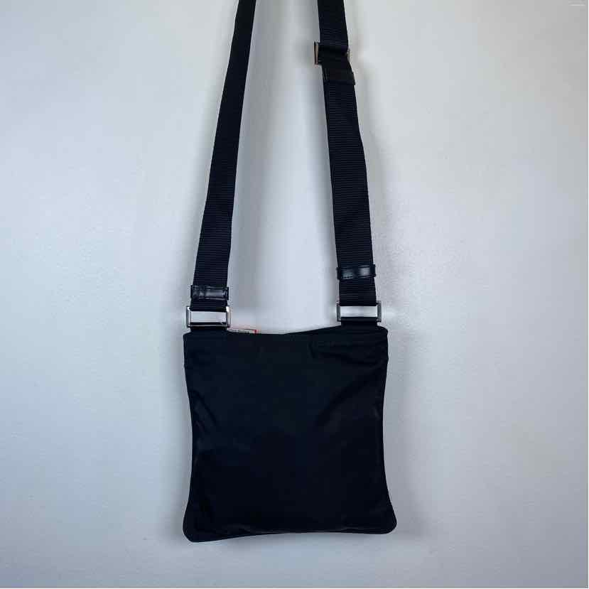 Pre-Owned Prada Black Nylon Designer Handbag