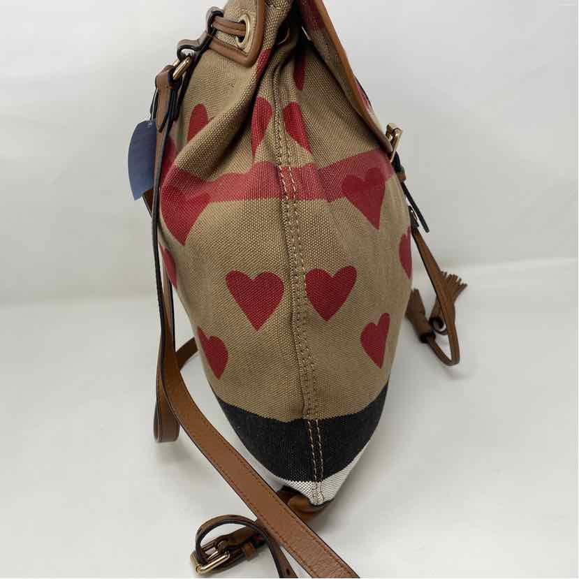 Pre-Owned Burberry Plaid Canvas Designer Handbag