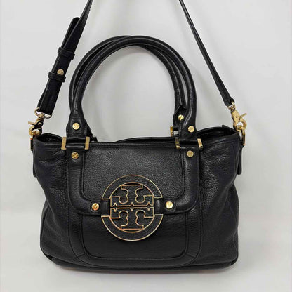 Pre-Owned Tory Burch Black Leather Handbag