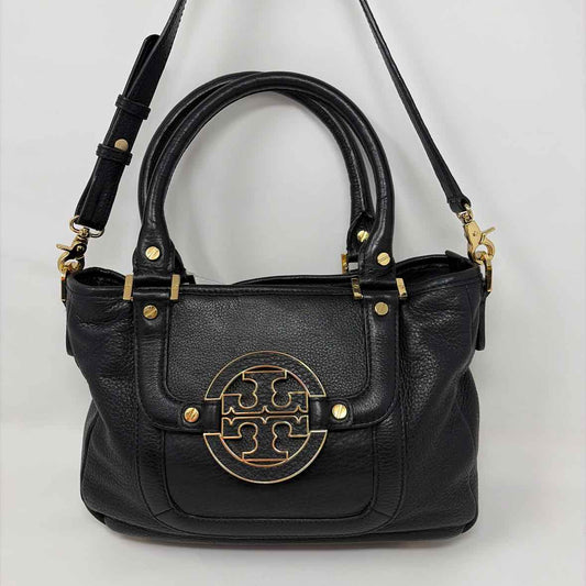 Pre-Owned Tory Burch Black Leather Handbag