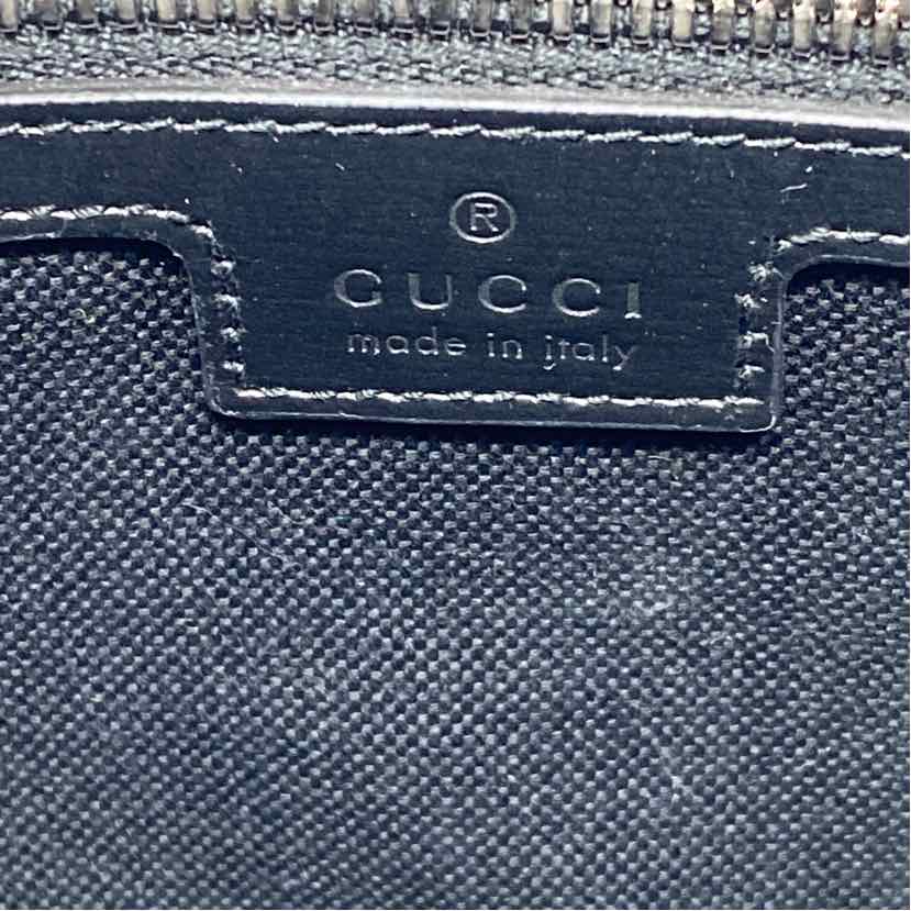 Pre-Owned Gucci Black Canvas Designer Handbag