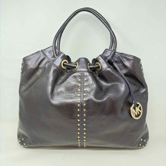 Pre-Owned Michael Kors Plum Leather Handbag