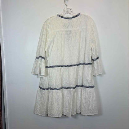 Pre-Owned Size XL Tommy Bahama White/Blue Casual Dress