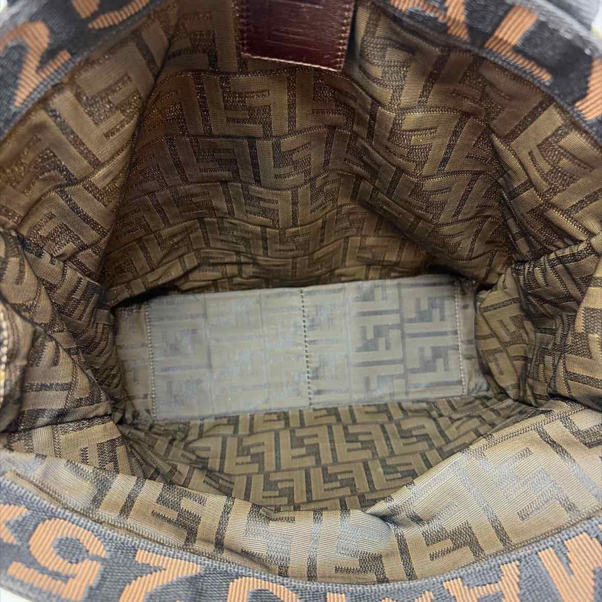 Pre-Owned Fendi Monogram Canvas Designer Handbag