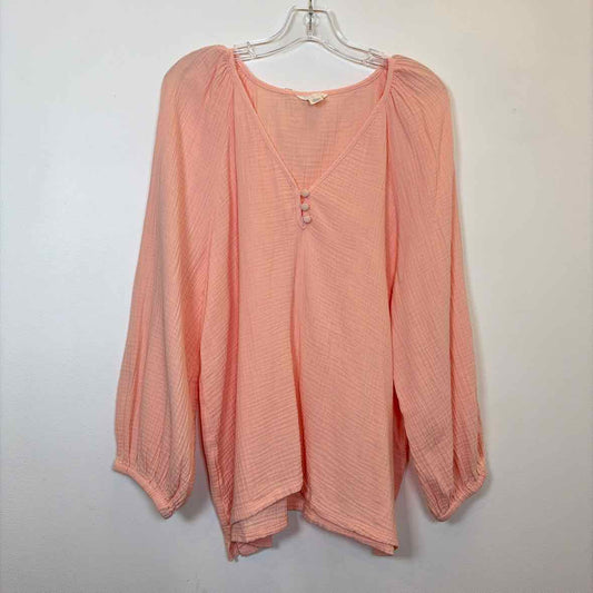 Pre-Owned Size L caslon Pink Top